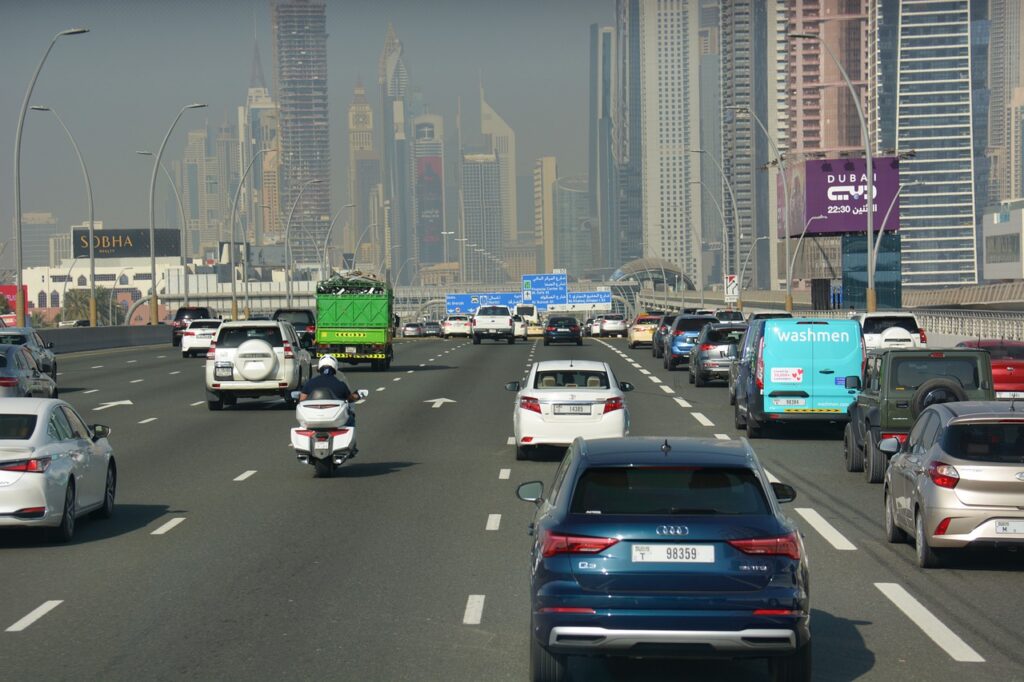 Imagen de una ciudad con gran contaminación del aire