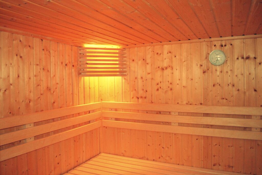Sauna finlandesa cuyo uso puede provocar procesos de hormesis