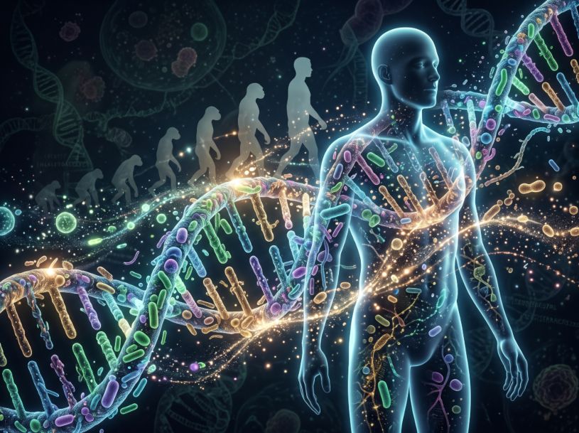 El hologenoma: la microbiota como eje de la evolución humana