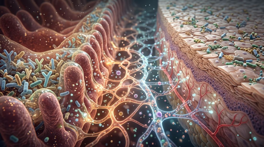 El eje piel-intestino