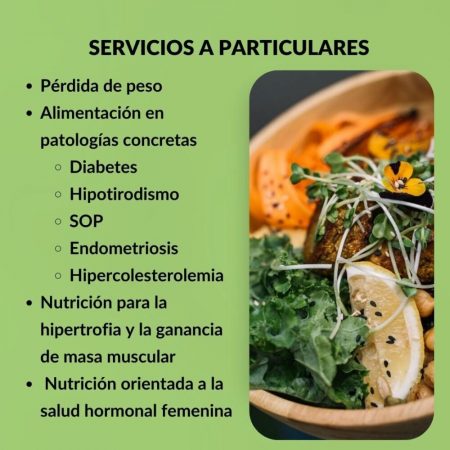 Resumen de servicios a particulares